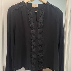 Sezane Black Women's Top